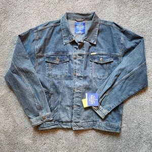 Blue Lightweight Denim Shirt Jacket, Authentic National Outfitters Vintage